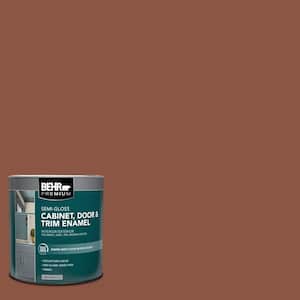 1 qt. #S180-7 True Copper Semi-Gloss Enamel Interior/Exterior Cabinet, Door & Trim Paint
