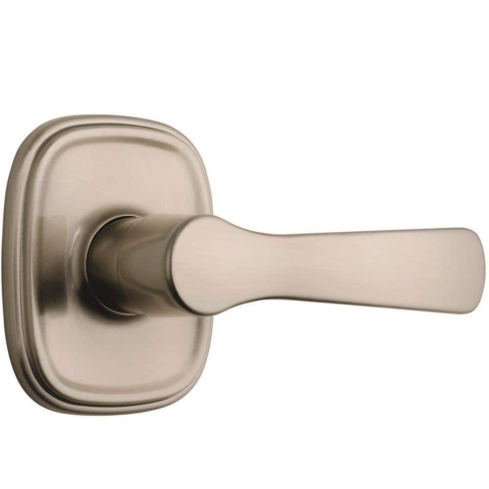 Brinks Alwood Satin Nickel PushButton Lock Privacy Bed/Bath Push Pull