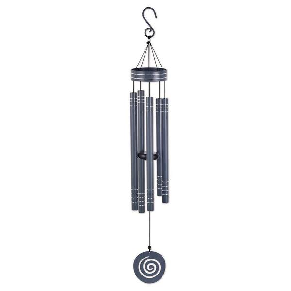 Sunset Vista Design 41" Aluminum Heavy Tone Wind Chime, Gray