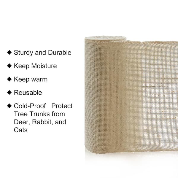 1 Roll of Burlap Tree Wrap Linen Plant Cover Cold-proof Tree Trunk Protection Wrap, Adult Unisex, Size: 300X18CM