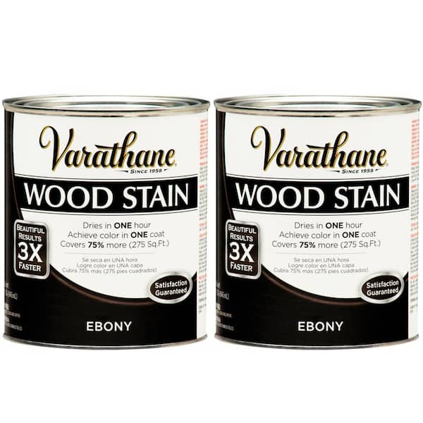 Varathane 1 Qt. Ebony Wood Stain (2-Pack)-DISCONTINUED