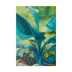 Green Banana Duo I by Suzanne Wilkins Hidden Frame Nature Wall Art 19 in. x 12 in.