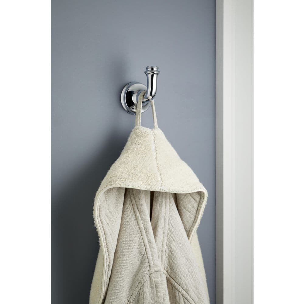 Polished Chrome Traditional Metal Robe Hook