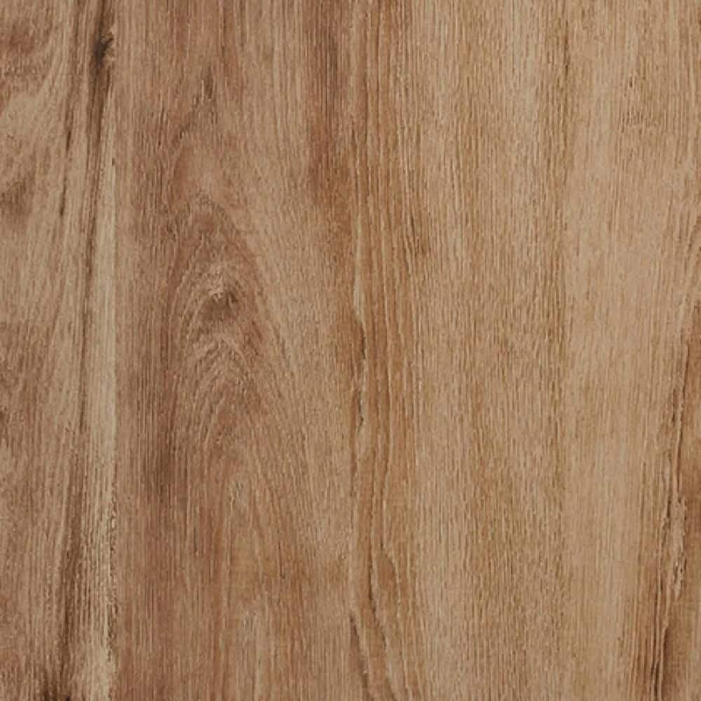 Oma Tan Brown Wood Frame Queen Panel Bed with Golden Rustic Finish