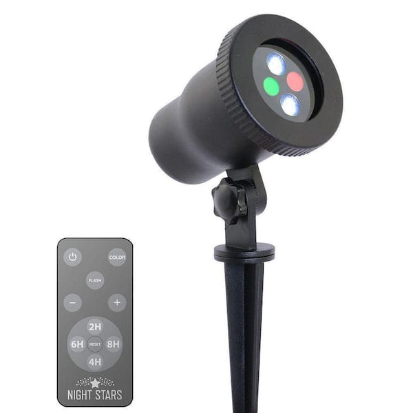 Viatek Night Stars with Red and Green Laser with 16 Color Changeable LED Floodlight Options