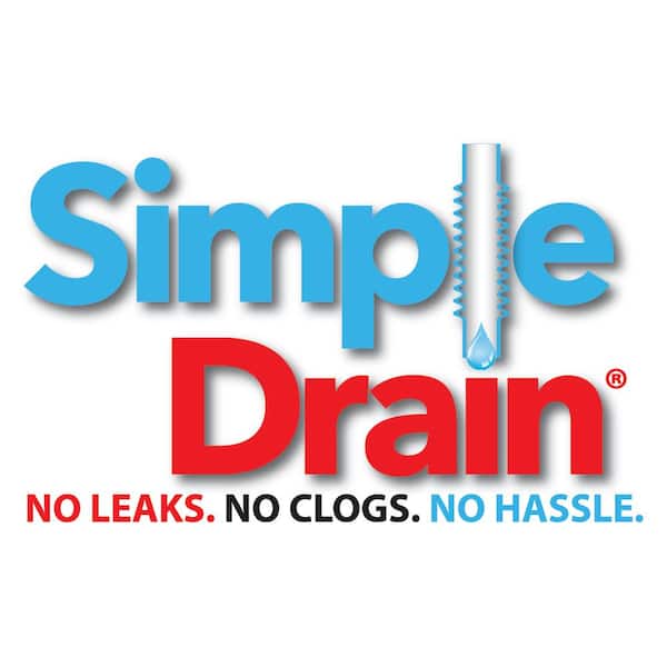 Simple Drain-FLEXIBLE RUBBER P-TRAP FITS 1 1/2 AND 1-1/4 DRAIN INLETS FOR 11/2 DRAIN OUTLET ADUSTABLE SIMPLE DRAIN TRAP