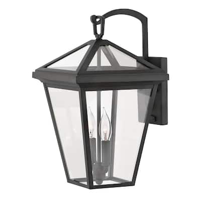 Hinkley Lighting Alford Place Small Museum Black Outdoor Wall Mount ...