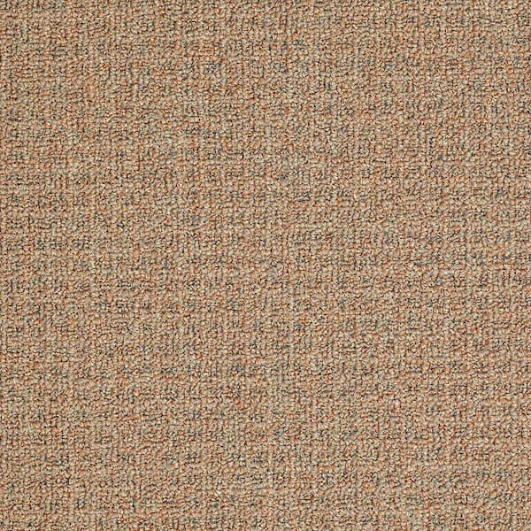 TrafficMaster 8 in. x 8 in. Berber Carpet Sample - Burana - Color Copper Penny