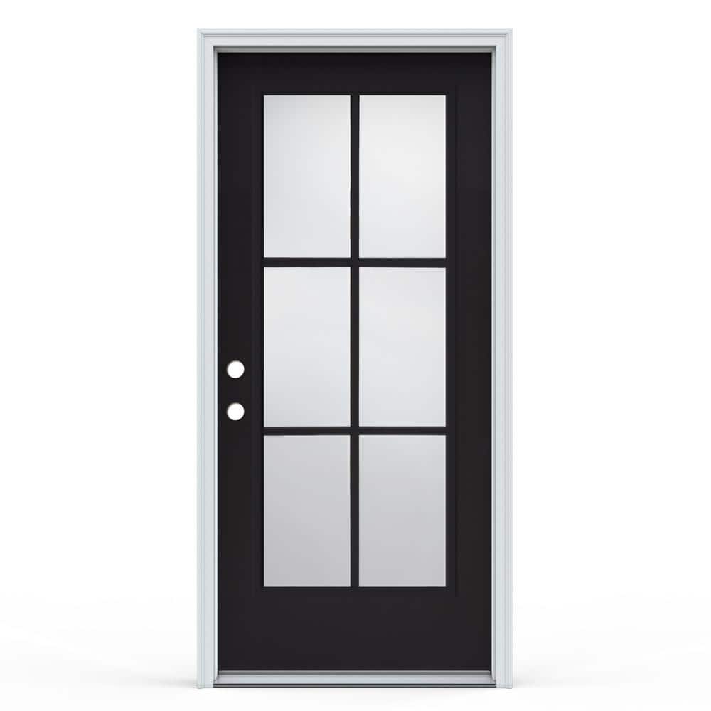 jeld-wen-36-in-x-80-in-right-hand-inswing-6-lite-clear-glass-black