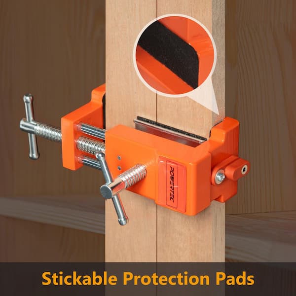 Cabinet Face Frame Clamps (2-Pack), Cabinet Installation Tool with Drill Guide, Precise Alignment and Secure Hold