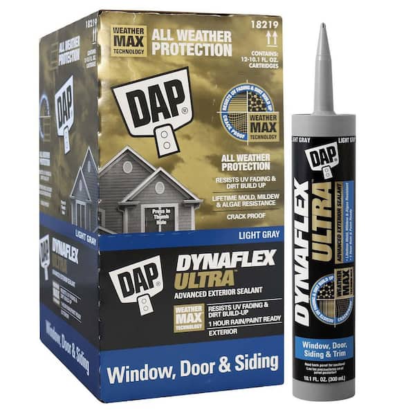 DAP Dynaflex Ultra 10.1-oz Light Gray Paintable Latex Caulk in the Caulk  department at