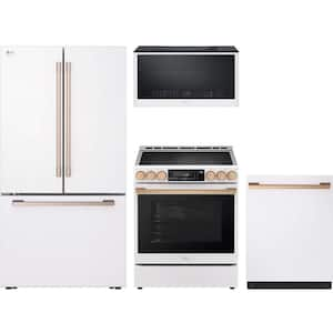 Studio 27 cu. ft. Counter Depth MAX Smart Refrigerator with Slide-In Electric Range and 1-Hour Wash and Dry Dishwasher