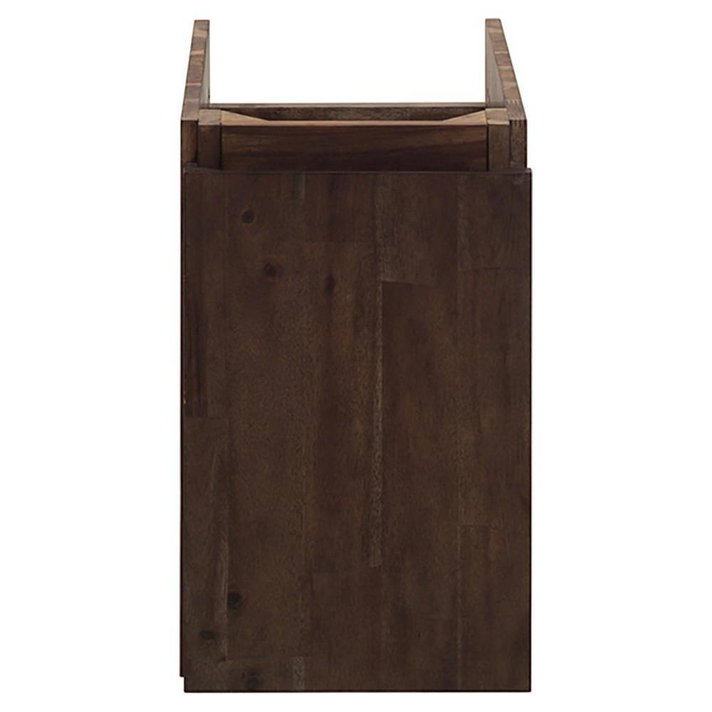Formosa 47" Brown Acacia Wall-Mounted Single Vanity Base