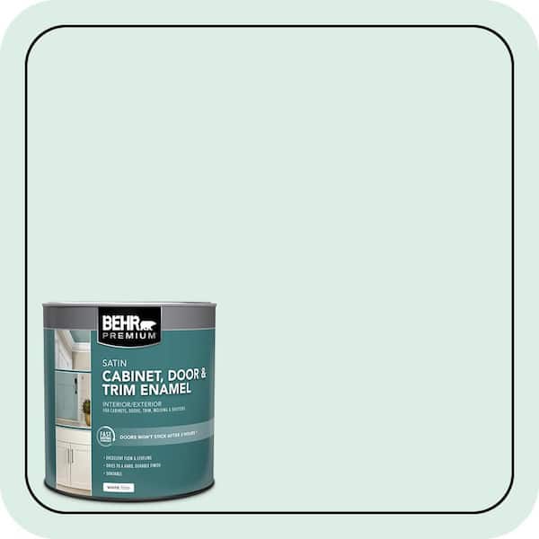 1 qt. #M420-1 Sparkling Brook Satin Enamel Interior/Exterior Cabinet, Door & Trim Paint