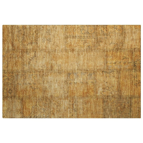 Dream Shag Premium Machine Washable Abstract ADS685 Fern 2 ft. x 3 ft. Accent Rug