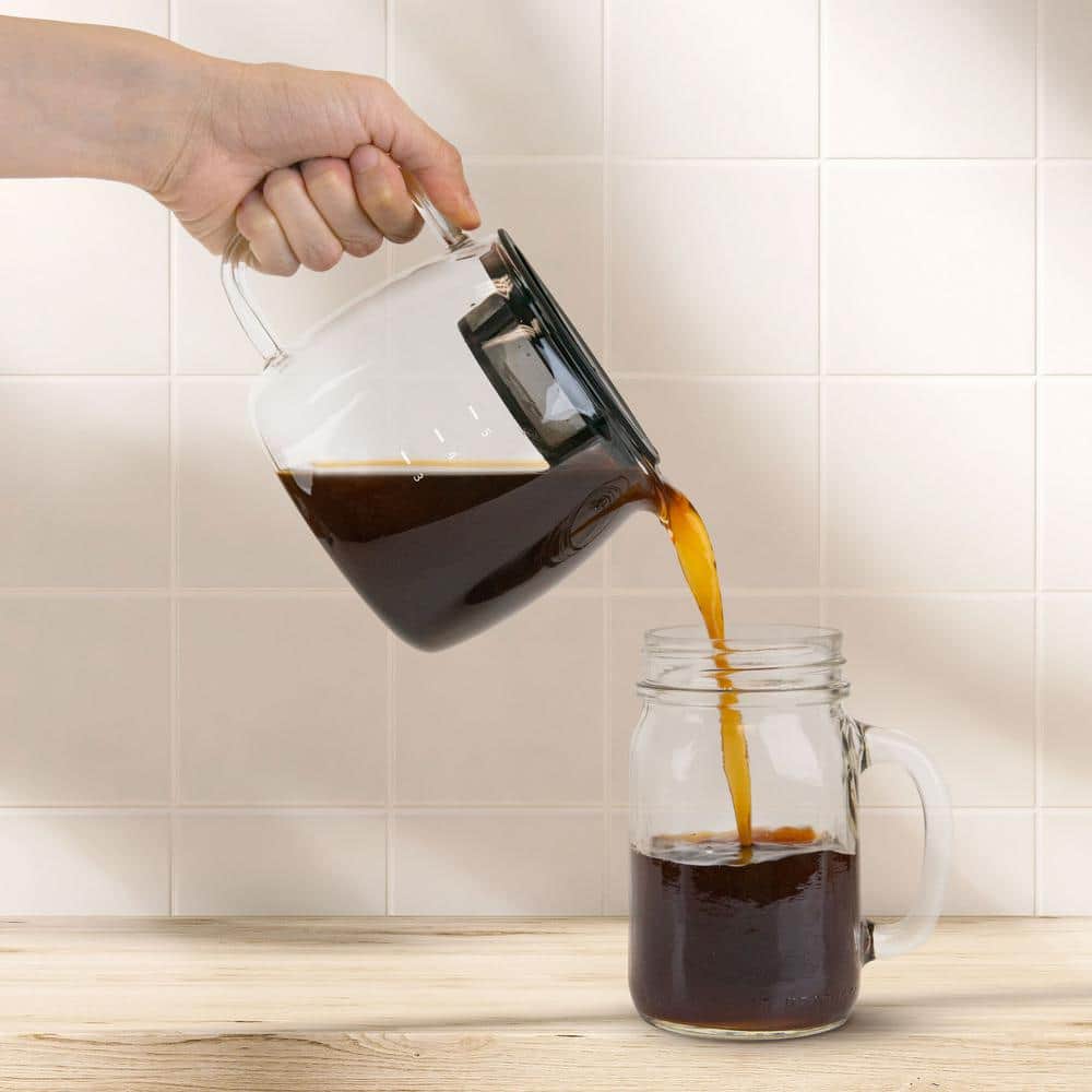 Shine Black Cold Brew Coffee and Tea Machine with Vacuum Technology