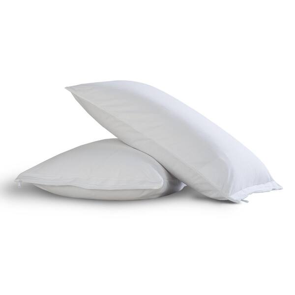 A TOP PICK    BED BUG PILLOW PROTECTOR-KING SIZE--35% COTTON-MACHINE WASH & DRY 