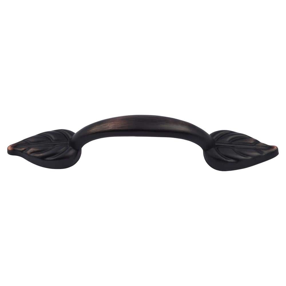 3 inch (76mm) Natural Accents Leaf Cabinet Pull