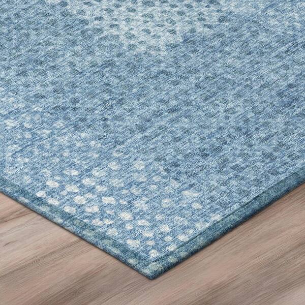 Chantille Machine Washable Indoor/Outdoor Abstract ACN2868 Sky 10 ft. x 14 ft. Area Rug