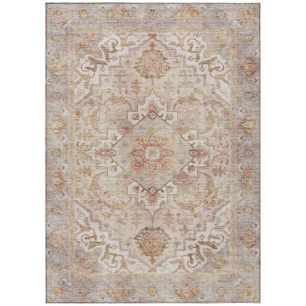 Addison Rugs Chantille Machine Washable Indoor/Outdoor Abstract ACN2163 Coral 3 ft. x 5 ft. Area Rug