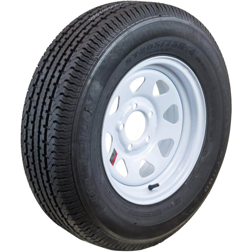 Hi-Run Radial Trailer Tire Assembly, ST205/75R14,5-Hole, LRD 8PR ASR1203 -  The Home Depot