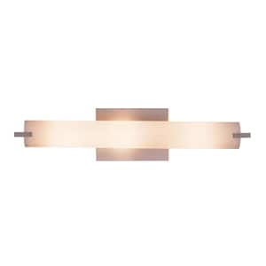 3-Light Brushed Nickel Bath Light