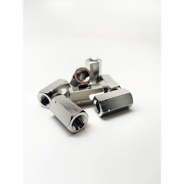 1/2-13 316 Stainless Steel Coupling Nut Treated with NL-19 (5-Pack)