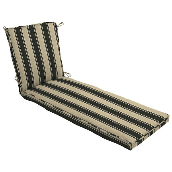 Arden Twilight Stripe Single Welt Outdoor Chaise Cushion-DISCONTINUED