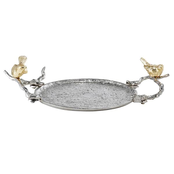 Obscura Tray, Silver And Gold - Small - trays
