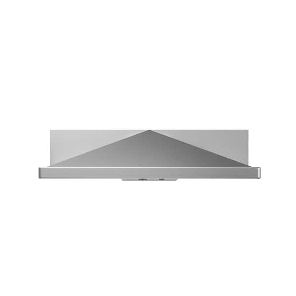 Zephyr Pyramid 30 in. 400 CFM Convertible Under Cabinet Range Hood with LED Lights in Stainless Steel