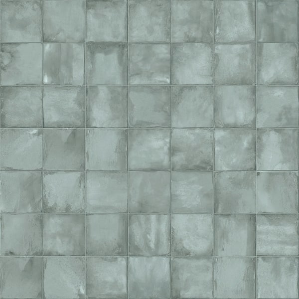 ANDOVA Poise Moss Pale Green Matte 8 in. x 8 in. Smooth Square Porcelain Floor and Wall Tile Sample