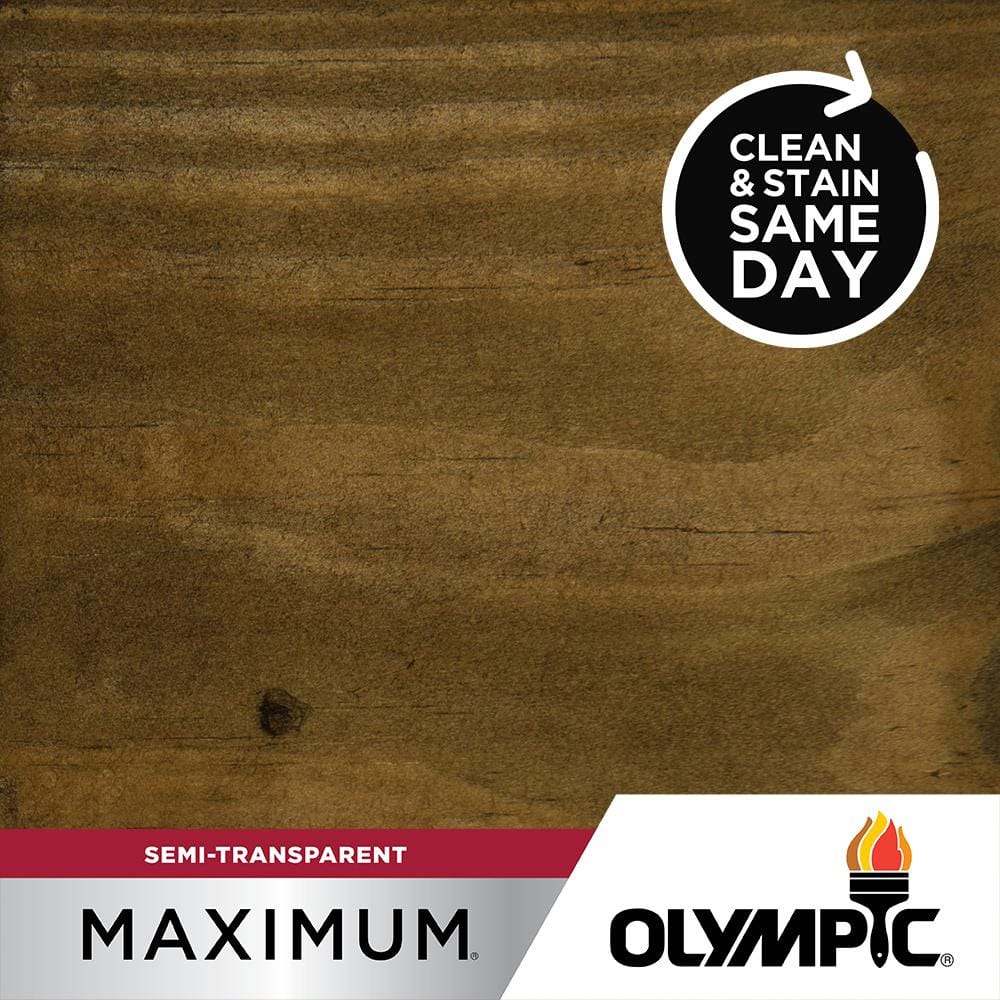 Reviews for Olympic Maximum 1 gal. ST2001 Black Oak SemiTransparent
