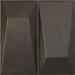 11 7/8 in. x 11 7/8 in. Locke EnduraWall Decorative 3D Wall Panel, Weathered Steel (Covers 0.98 Sq. Ft.)