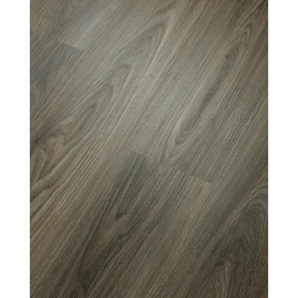 Shaw Floors Denali Smoke 12 MIL x 7 in. W x 48 in. L Water Resistant Glue Down Vinyl Plank Flooring (35 sq. ft./ case )