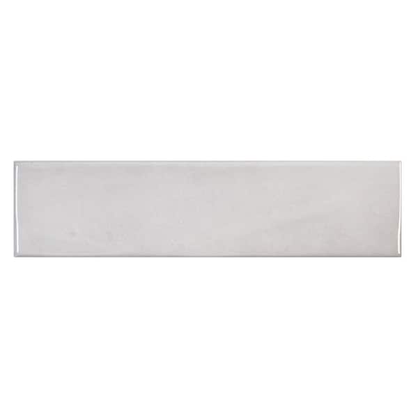 Jeffrey Court Potters Grey 3 in. x 12 in. Subway Glossy Textured Ceramic Wall Tile (0.25 sq. ft. /Each)