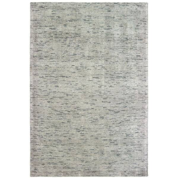 5' X 8' Stone And Gray Hand Tufted Area Rug
