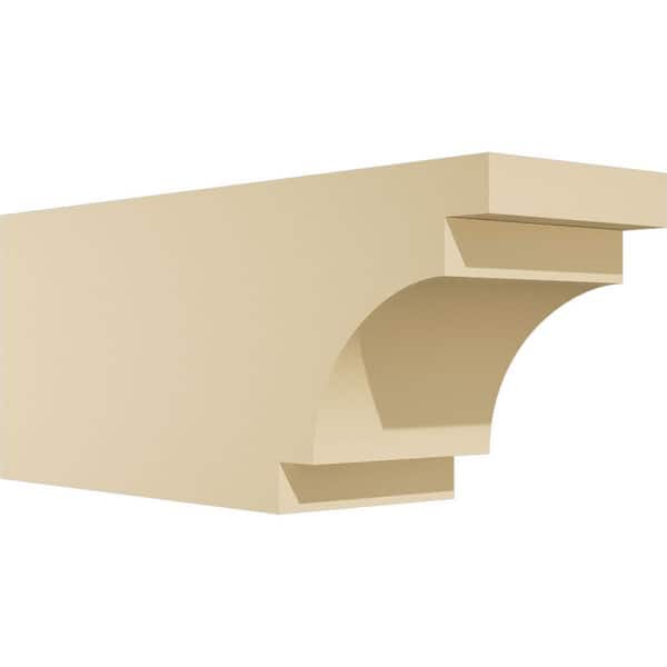 Ekena Millwork Standard Mediterranean 6 in. W x 8 in. H x 20 in. D Signature Urethane Rafter Tail Outlooker