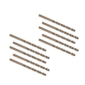 HSS Metric Long Jobber Drill Bits 10 Pack 2.5-5.5mm Metal Steel Wood Plastic 