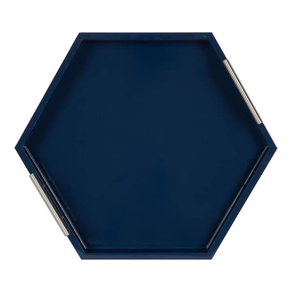 Blue deals decorative tray