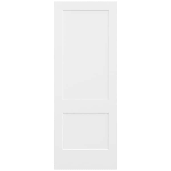 JELD-WEN 36 in. x 96 in. Monroe Primed Smooth Solid Core Molded Composite MDF Interior Door Slab