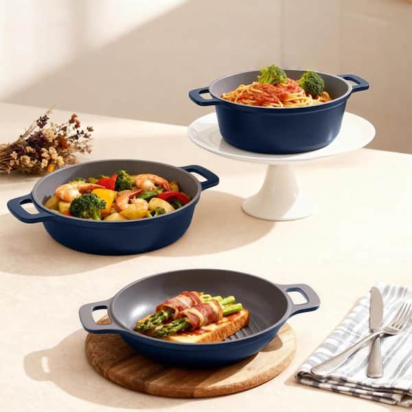 i pot‼ Numhew 8-Piece 4.5 qt. Ceramic Stock Pot with Lid, Cooking Pot Set