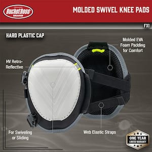 Kneesaver Molded Swivel Work Knee Pads (1-pair)