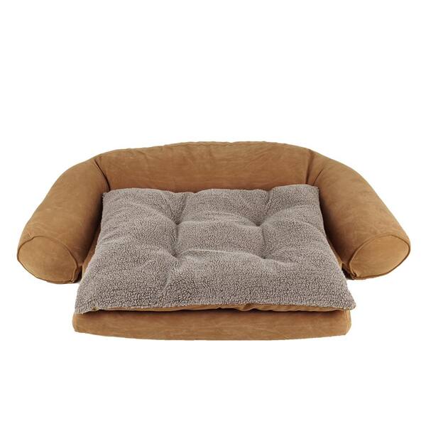 dog bed with removable pillow
