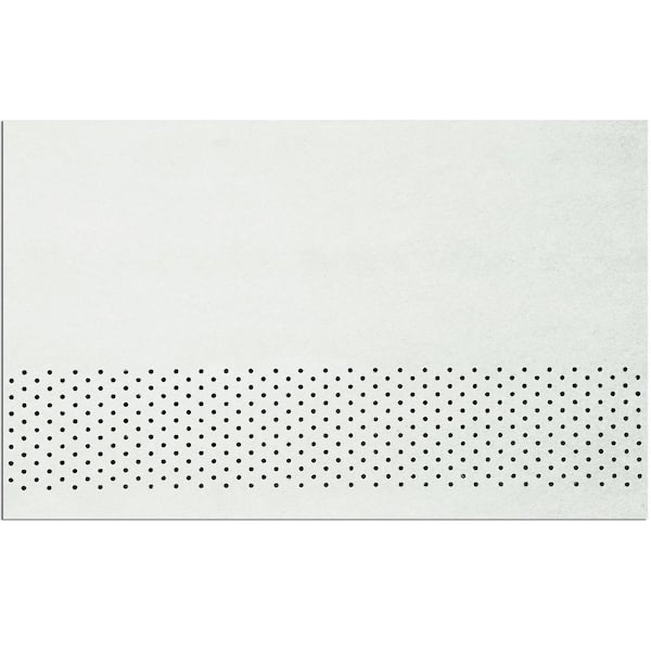 Hardie Soffit HZ10 16 in. x 144 in. Statement Collection Arctic White Smooth Vented Fiber Cement Soffit Panel