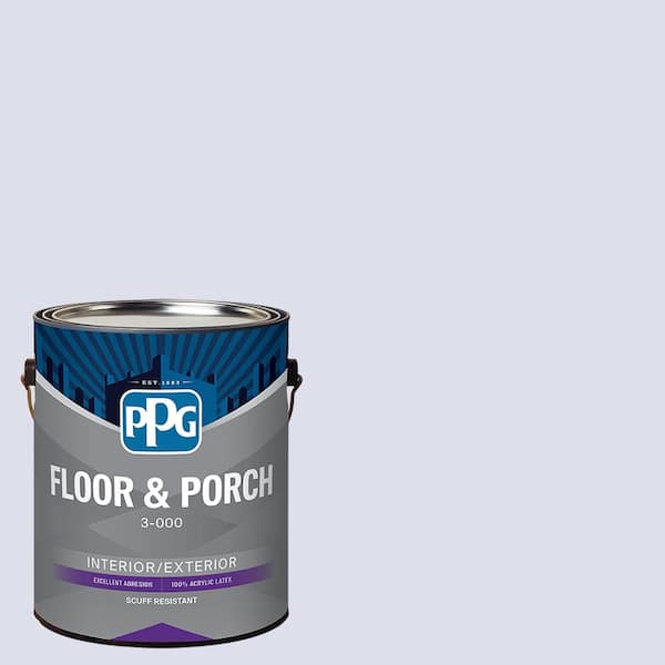 PPG 1 gal. PPG1170-2 Monet's Lavender Satin Interior/Exterior Floor and Porch Paint