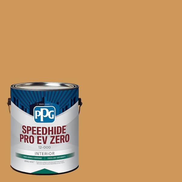 PPG SPEEDHIDE Pro-EV Zero 1 gal. PPG16-14 Bran Muffin Eggshell Interior Paint