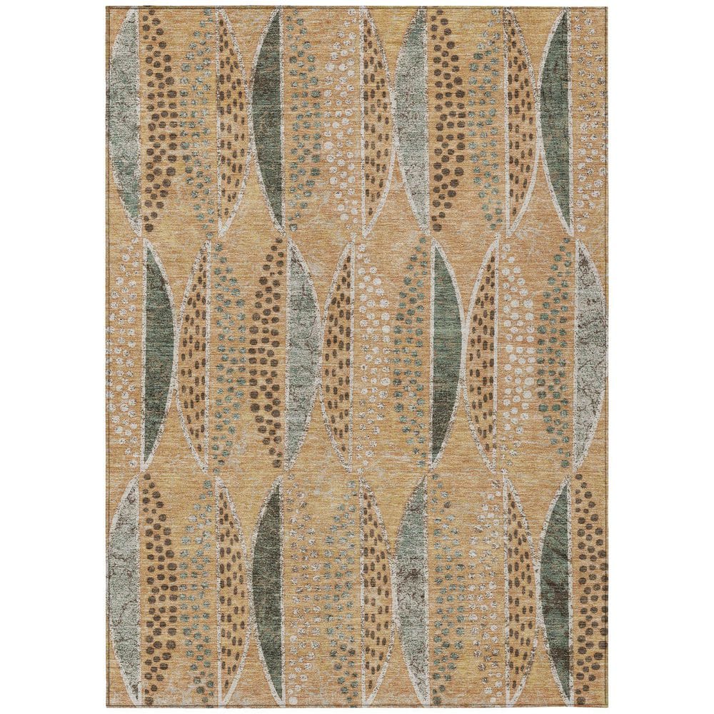Chantille Machine Washable Indoor/Outdoor Abstract ACN2711 Copper 8 ft. x 10 ft. Area Rug price history on PriceWatchPro