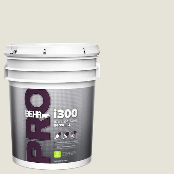 5 gal. #HDC-NT-21 Weathered White Eggshell Interior Paint