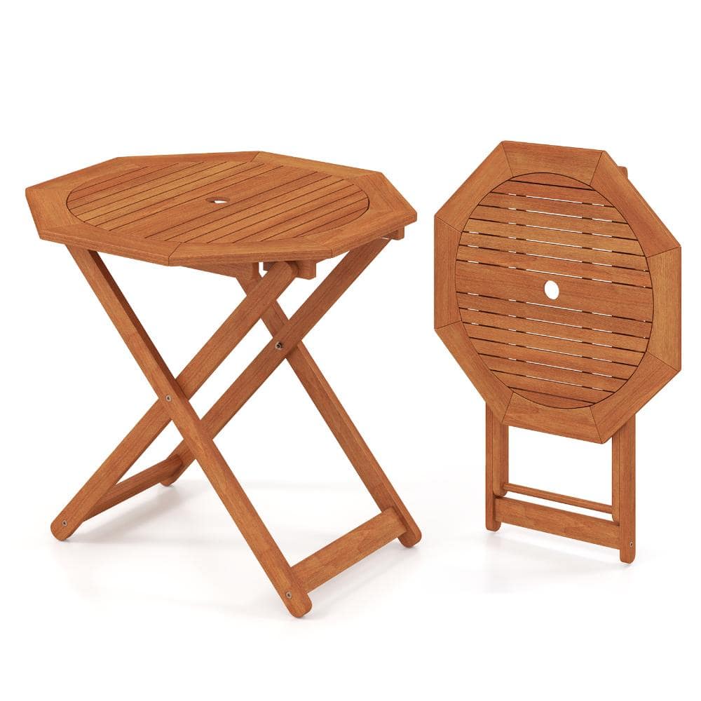 Octagon Folding Patio Table with 2 Inches Umbrella Hole price history on PriceWatchPro