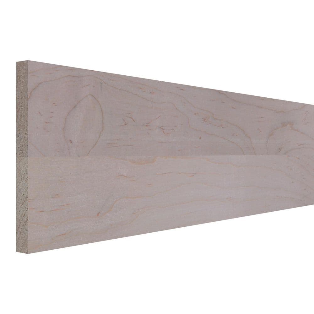 0.75 in. D x 7.25 in. W x 72 in. L Unfinished Natural Soft Maple Wood Board price history on PriceWatchPro